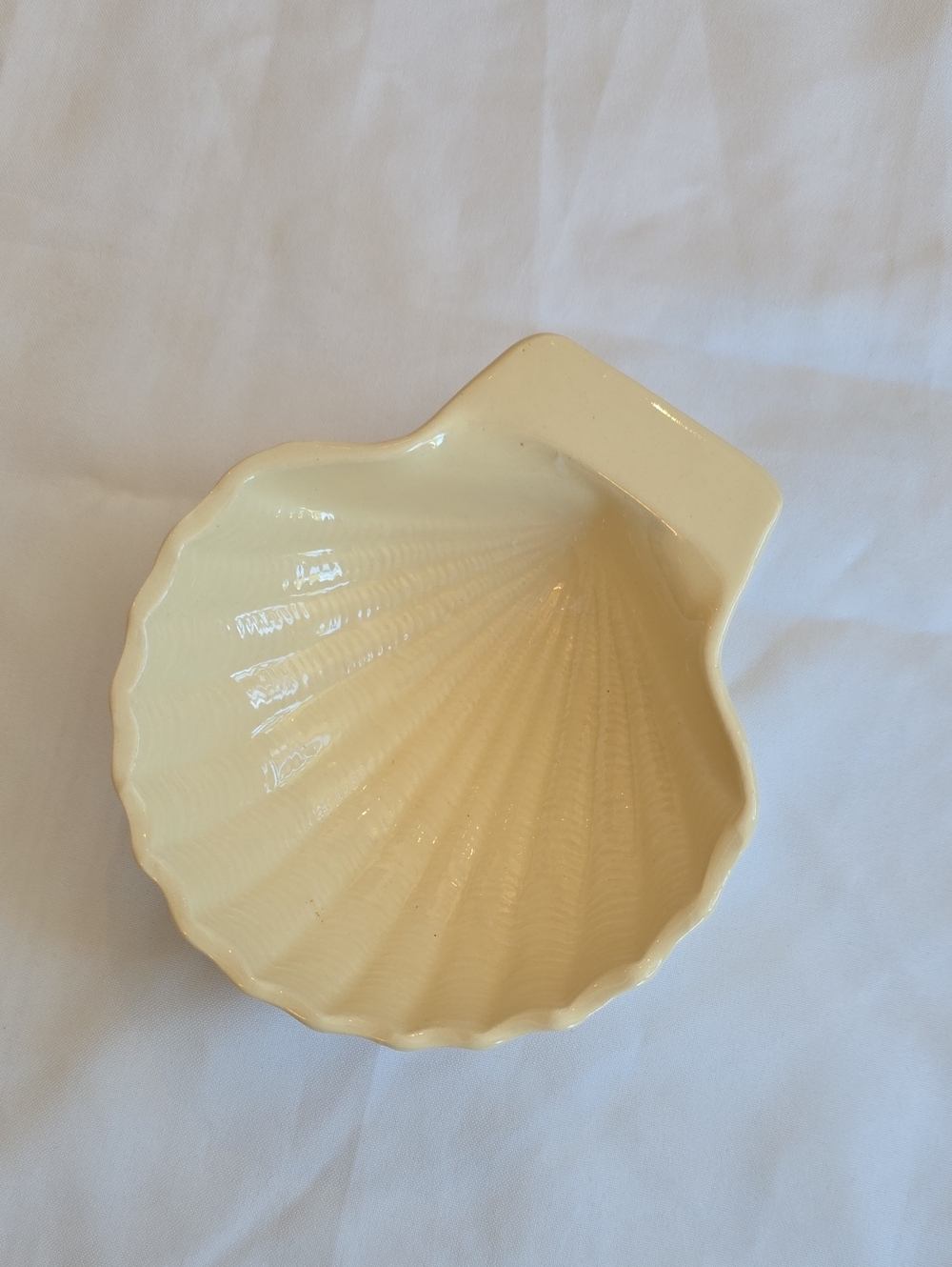 Cream Ceramic Shell Dish - Picture 2 of 4
